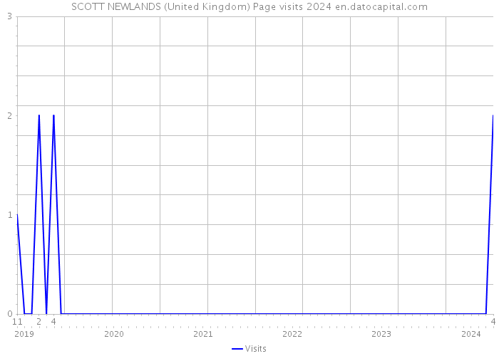 SCOTT NEWLANDS (United Kingdom) Page visits 2024 