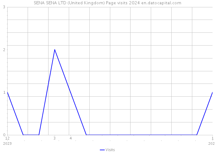 SENA SENA LTD (United Kingdom) Page visits 2024 