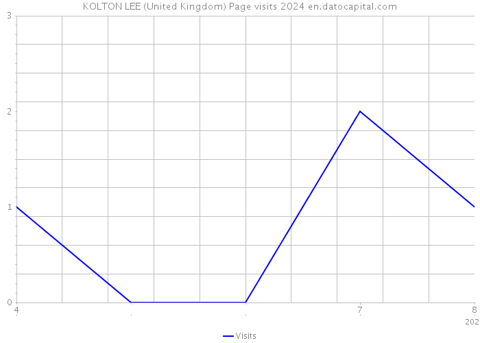 KOLTON LEE (United Kingdom) Page visits 2024 