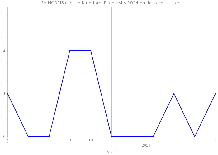 LISA NORRIS (United Kingdom) Page visits 2024 