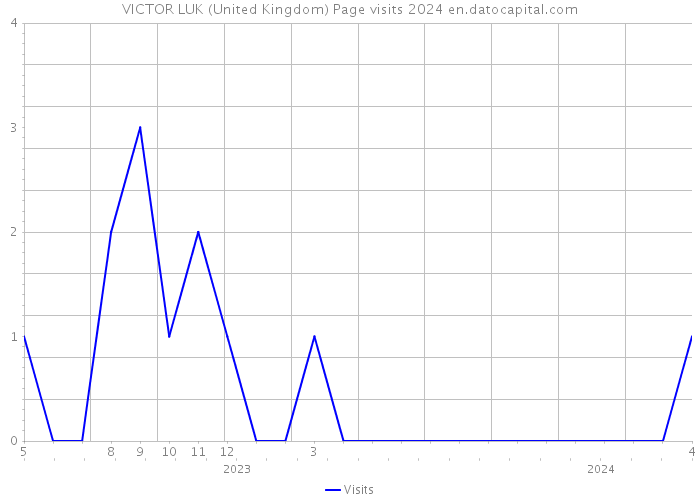 VICTOR LUK (United Kingdom) Page visits 2024 