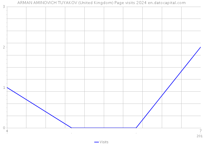 ARMAN AMINOVICH TUYAKOV (United Kingdom) Page visits 2024 