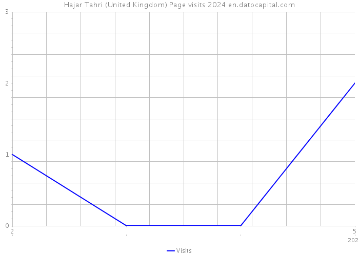 Hajar Tahri (United Kingdom) Page visits 2024 