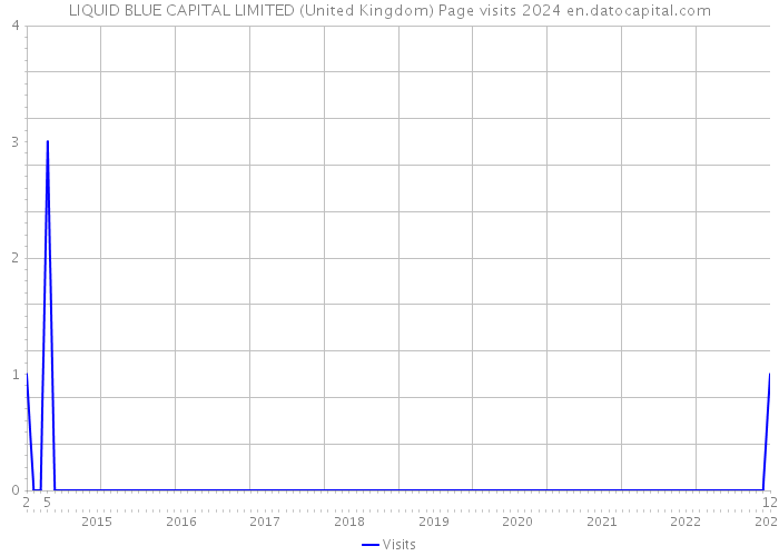 LIQUID BLUE CAPITAL LIMITED (United Kingdom) Page visits 2024 