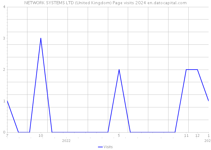 NETWORK SYSTEMS LTD (United Kingdom) Page visits 2024 