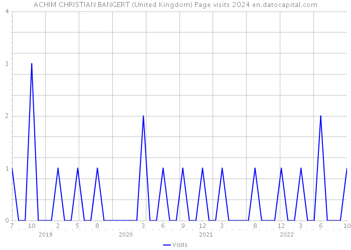 ACHIM CHRISTIAN BANGERT (United Kingdom) Page visits 2024 