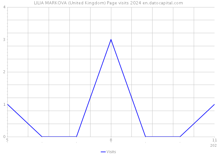 LILIA MARKOVA (United Kingdom) Page visits 2024 