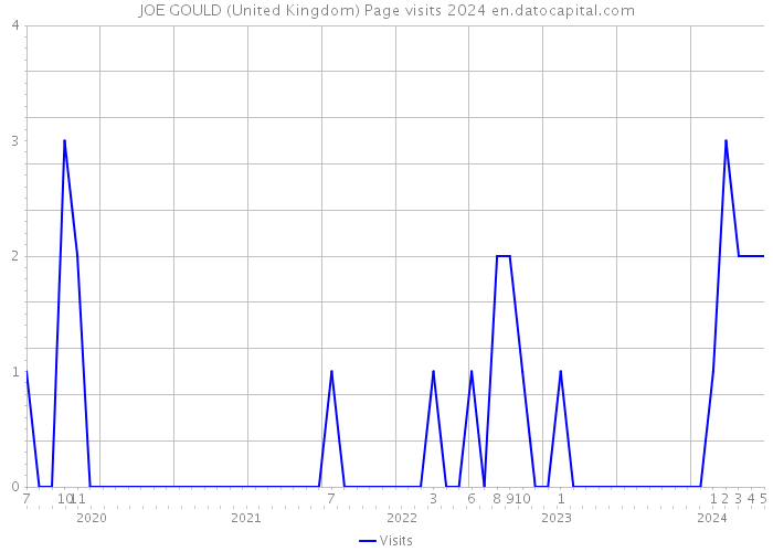JOE GOULD (United Kingdom) Page visits 2024 