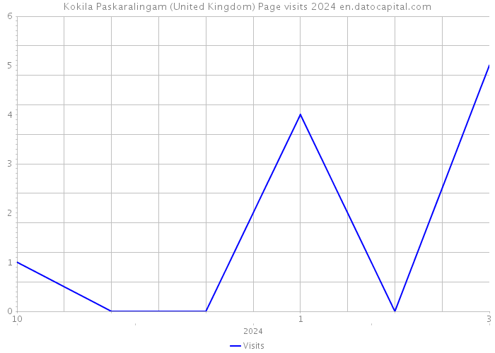 Kokila Paskaralingam (United Kingdom) Page visits 2024 