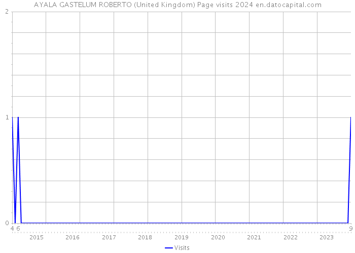 AYALA GASTELUM ROBERTO (United Kingdom) Page visits 2024 
