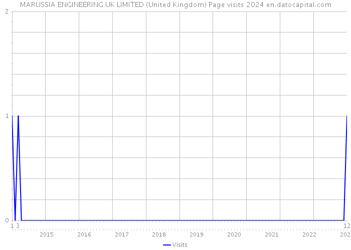 MARUSSIA ENGINEERING UK LIMITED (United Kingdom) Page visits 2024 