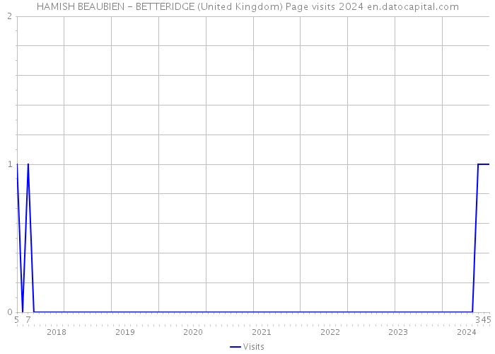 HAMISH BEAUBIEN - BETTERIDGE (United Kingdom) Page visits 2024 