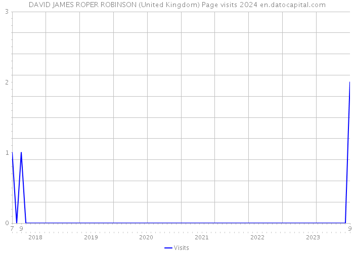 DAVID JAMES ROPER ROBINSON (United Kingdom) Page visits 2024 