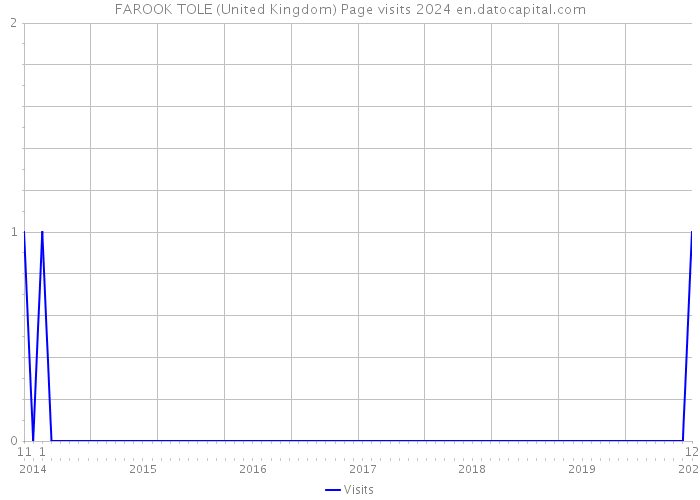 FAROOK TOLE (United Kingdom) Page visits 2024 