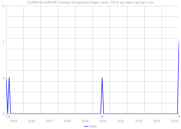 SOHRAB KARAMI (United Kingdom) Page visits 2024 