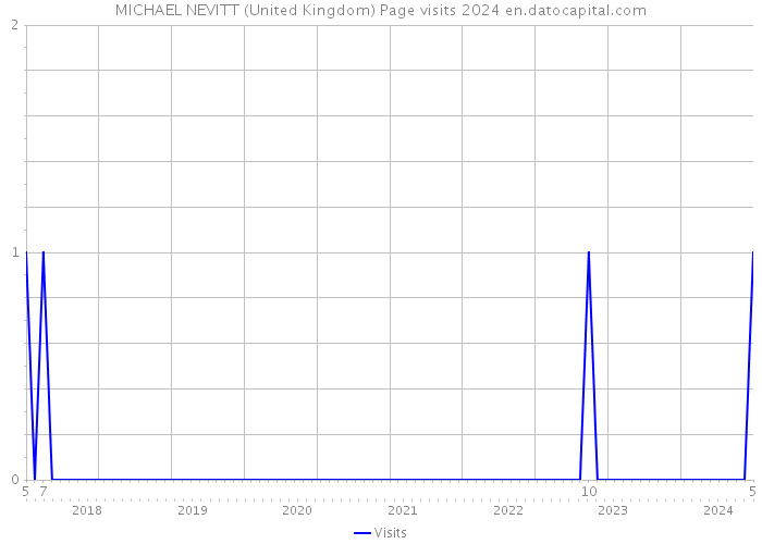MICHAEL NEVITT (United Kingdom) Page visits 2024 