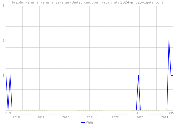 Prabhu Perumal Perumal Sekaran (United Kingdom) Page visits 2024 