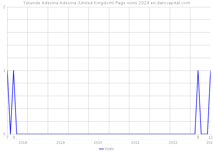 Yetunde Adesina Adesina (United Kingdom) Page visits 2024 