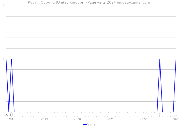 Robert Oppong (United Kingdom) Page visits 2024 