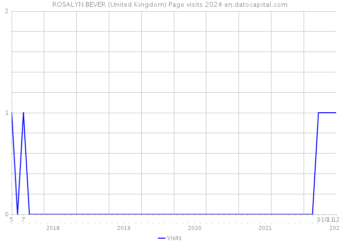ROSALYN BEVER (United Kingdom) Page visits 2024 