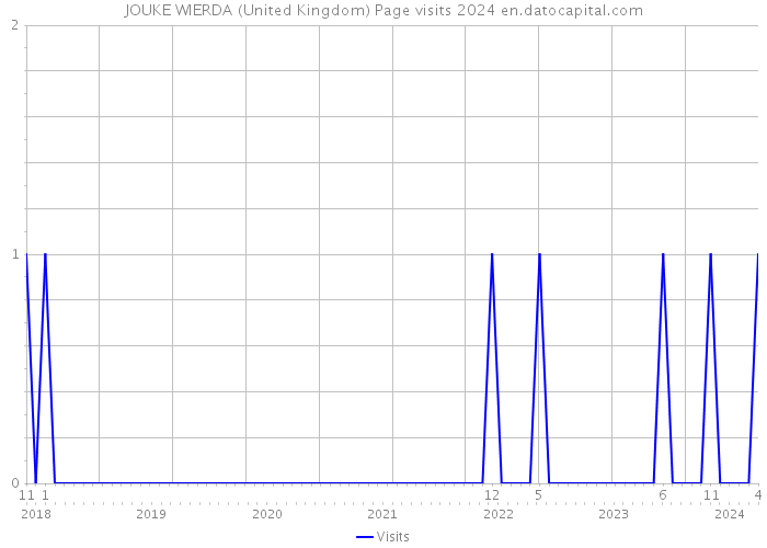 JOUKE WIERDA (United Kingdom) Page visits 2024 
