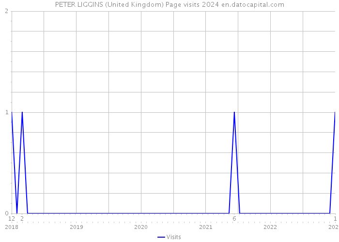 PETER LIGGINS (United Kingdom) Page visits 2024 