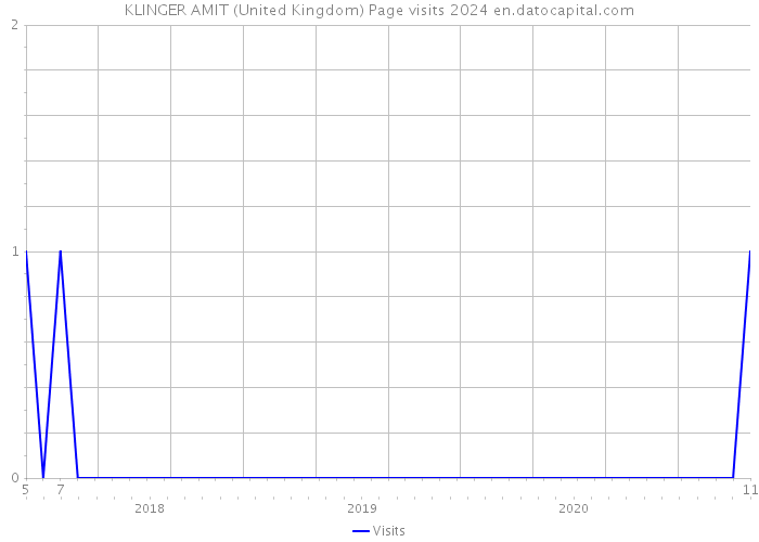 KLINGER AMIT (United Kingdom) Page visits 2024 