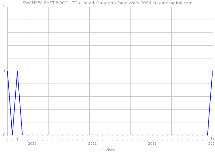 SWANSEA FAST FOOD LTD (United Kingdom) Page visits 2024 