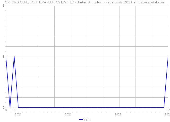OXFORD GENETIC THERAPEUTICS LIMITED (United Kingdom) Page visits 2024 