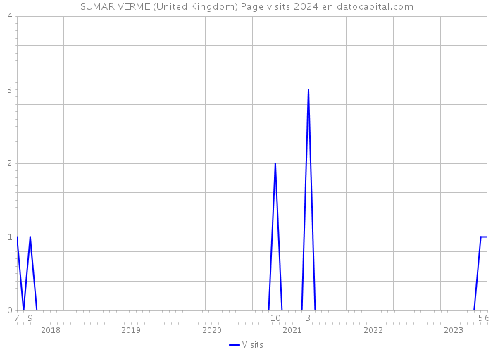 SUMAR VERME (United Kingdom) Page visits 2024 