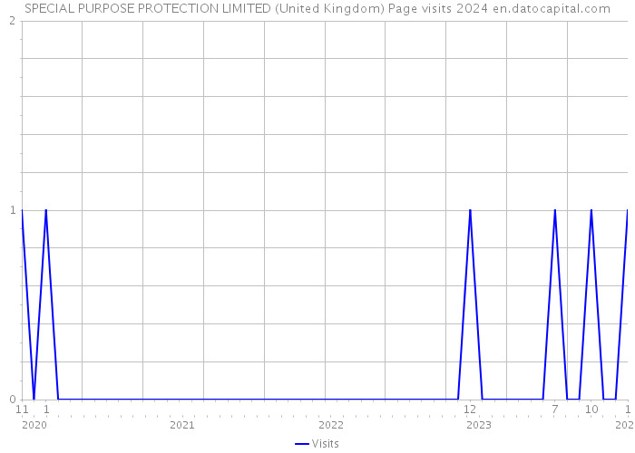 SPECIAL PURPOSE PROTECTION LIMITED (United Kingdom) Page visits 2024 
