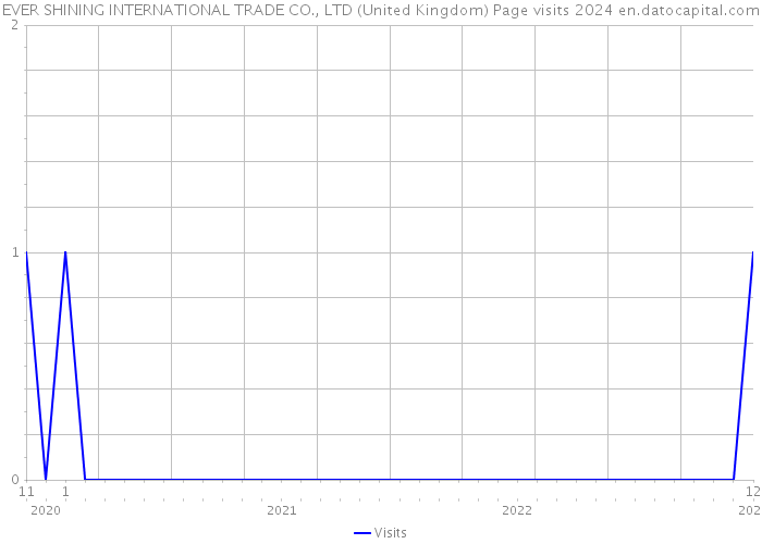 EVER SHINING INTERNATIONAL TRADE CO., LTD (United Kingdom) Page visits 2024 