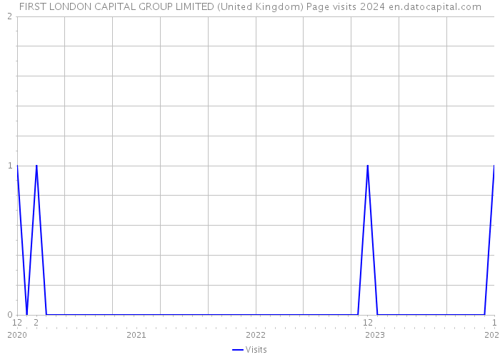 FIRST LONDON CAPITAL GROUP LIMITED (United Kingdom) Page visits 2024 