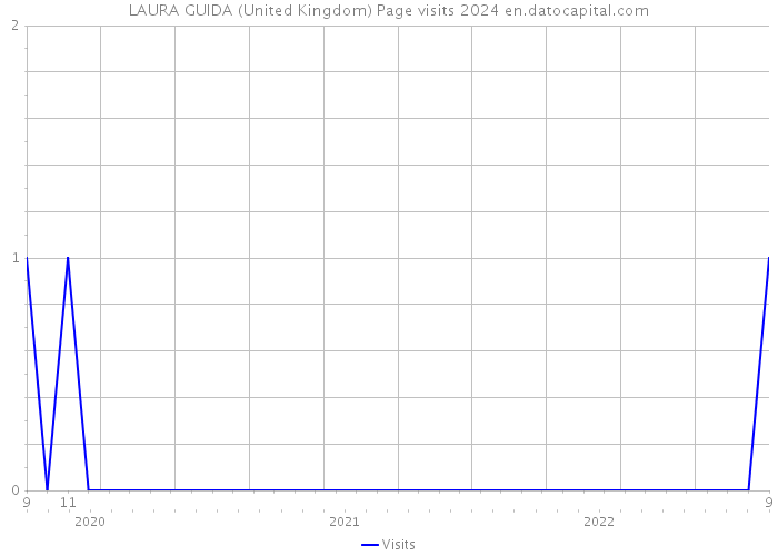 LAURA GUIDA (United Kingdom) Page visits 2024 