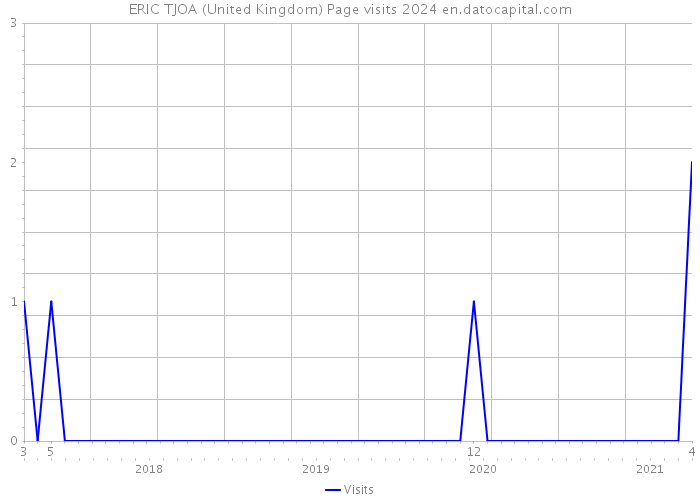 ERIC TJOA (United Kingdom) Page visits 2024 
