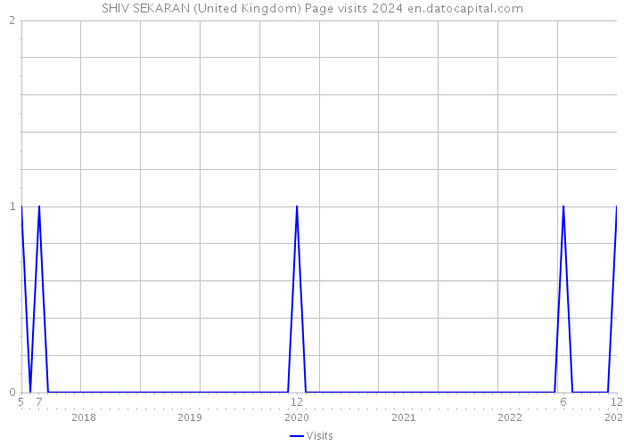 SHIV SEKARAN (United Kingdom) Page visits 2024 