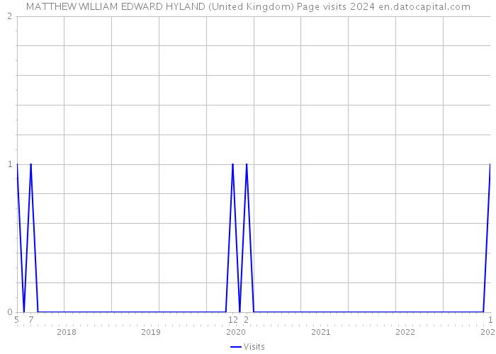 MATTHEW WILLIAM EDWARD HYLAND (United Kingdom) Page visits 2024 