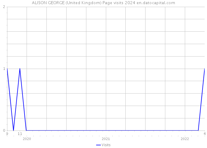 ALISON GEORGE (United Kingdom) Page visits 2024 