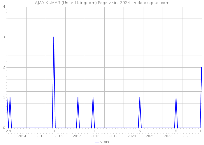 AJAY KUMAR (United Kingdom) Page visits 2024 