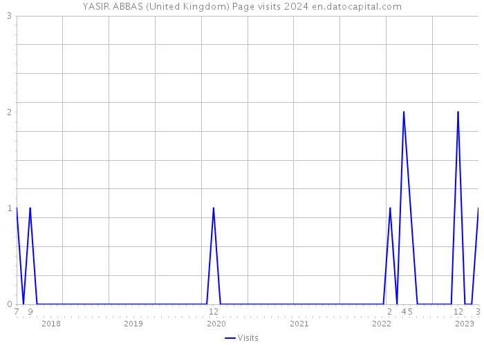 YASIR ABBAS (United Kingdom) Page visits 2024 