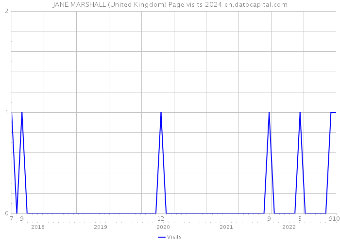 JANE MARSHALL (United Kingdom) Page visits 2024 