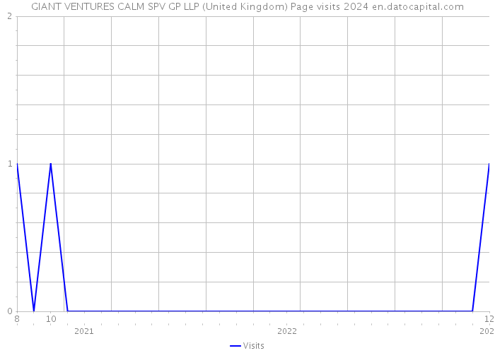 GIANT VENTURES CALM SPV GP LLP (United Kingdom) Page visits 2024 
