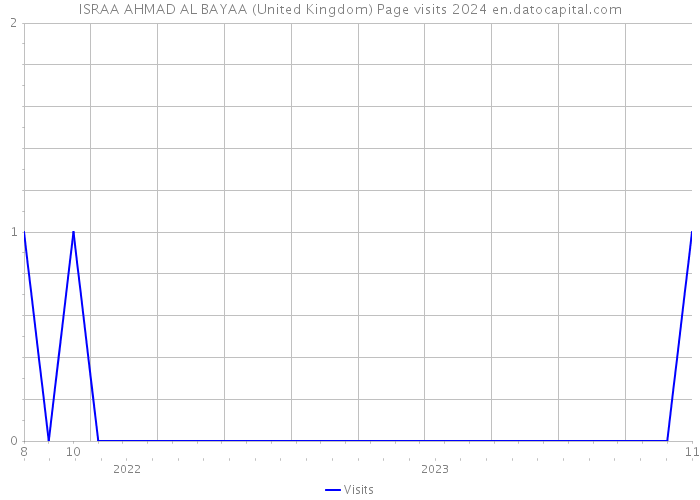 ISRAA AHMAD AL BAYAA (United Kingdom) Page visits 2024 