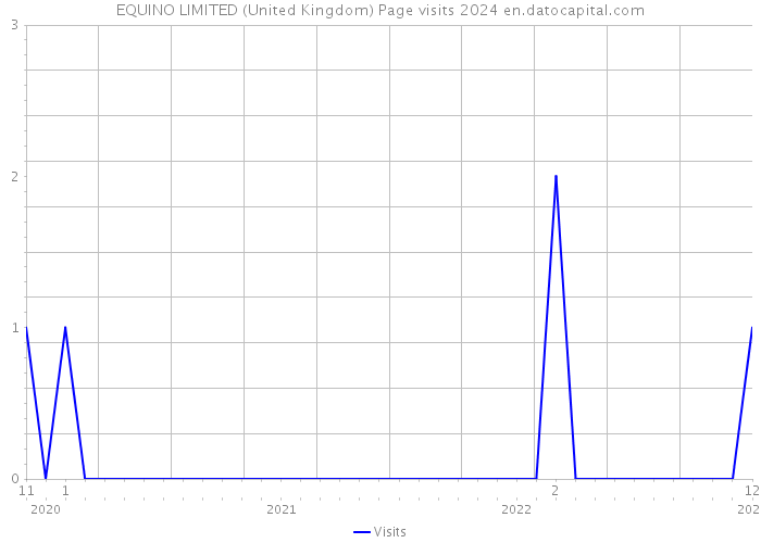 EQUINO LIMITED (United Kingdom) Page visits 2024 
