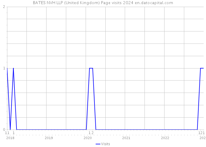 BATES NVH LLP (United Kingdom) Page visits 2024 