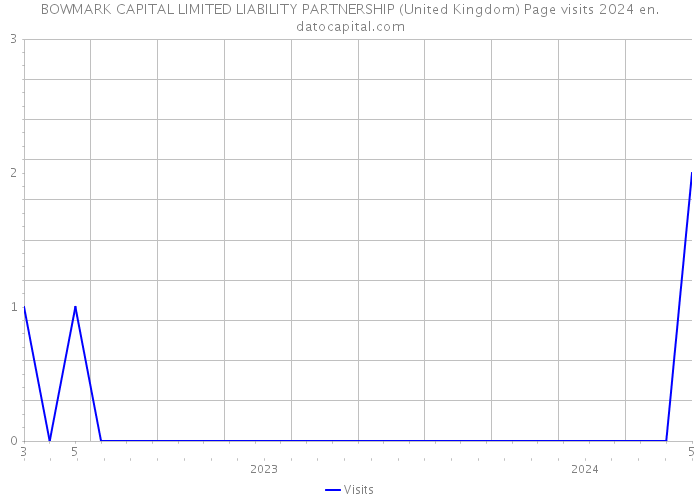 BOWMARK CAPITAL LIMITED LIABILITY PARTNERSHIP (United Kingdom) Page visits 2024 