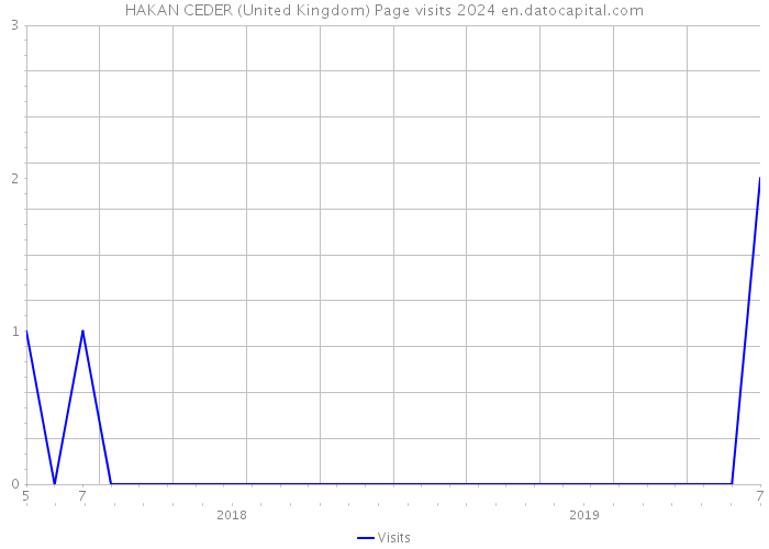 HAKAN CEDER (United Kingdom) Page visits 2024 