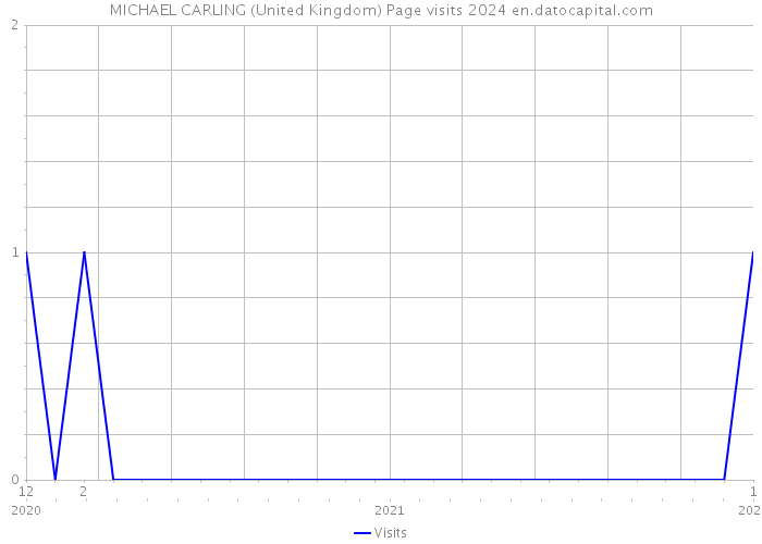 MICHAEL CARLING (United Kingdom) Page visits 2024 