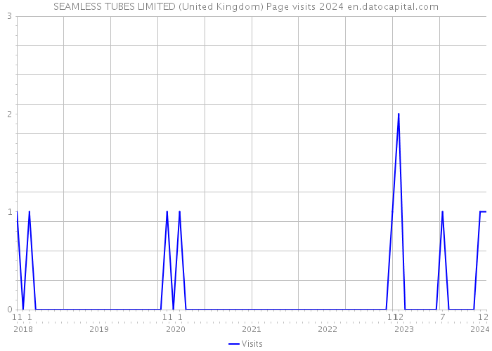 SEAMLESS TUBES LIMITED (United Kingdom) Page visits 2024 
