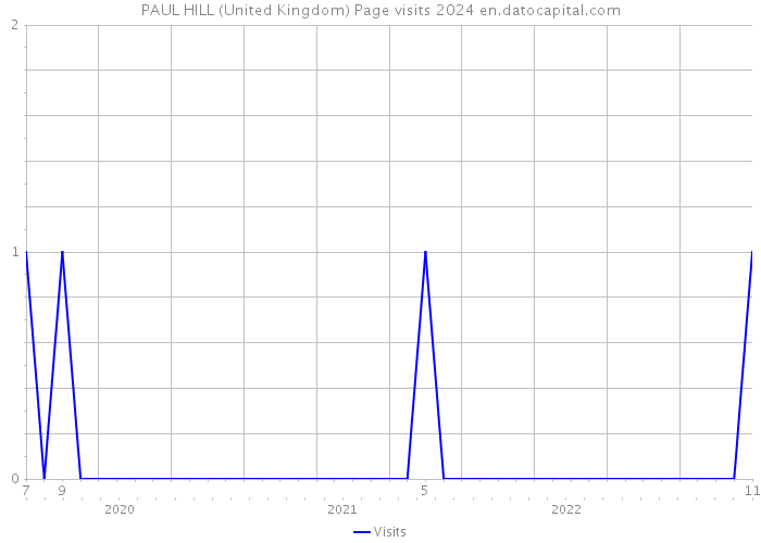 PAUL HILL (United Kingdom) Page visits 2024 